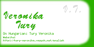 veronika tury business card